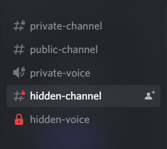 Hidden channels example